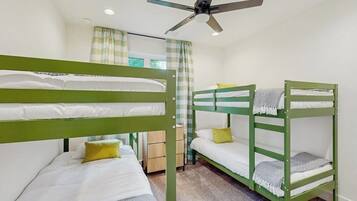 House, Multiple Beds (LBJ Overlook) | 5 bedrooms, individually decorated, individually furnished, bed sheets