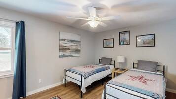 House, Multiple Beds (Belaire Bungalow) | 2 bedrooms, individually decorated, individually furnished, bed sheets