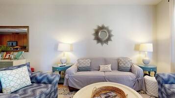 Condo, Multiple Beds, Pool View (The Waters Condo Building 2 ) | Living area