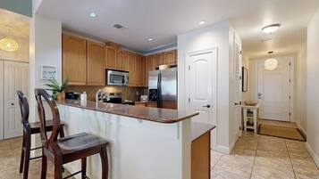 Condo, Multiple Beds, Pool View (The Waters Condo Building 2 ) | Private kitchen