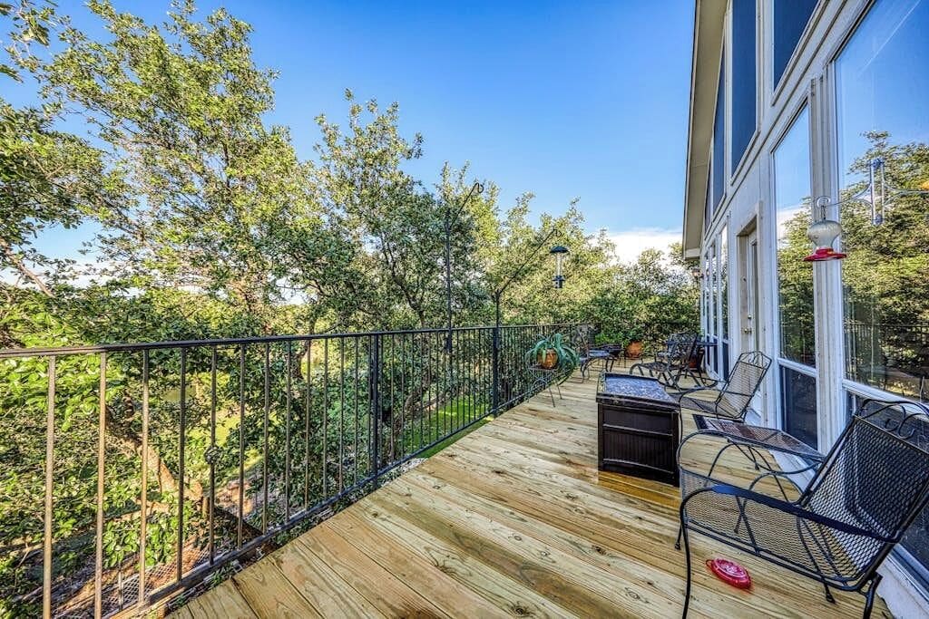 Ferienhaus, Mehrere Betten (Lake Travis Hill Country Retreat) | Terrasse/Patio