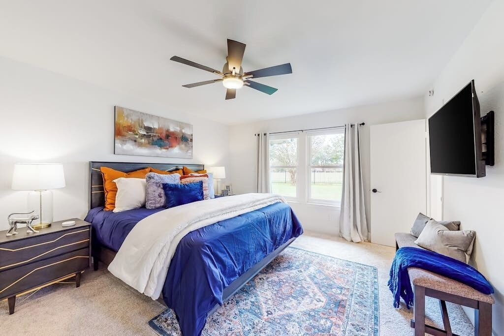 Maison, plusieurs lits, vue partielle sur la mer (Lago Vista Sunset Villa) | 3 chambres, décoration personnalisée, ameublement personnalisé