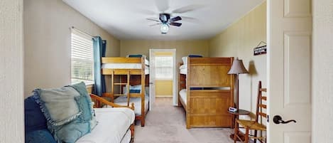 Maison, plusieurs lits (Lone Star Oasis) | 4 chambres, décoration personnalisée, ameublement personnalisé