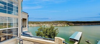 Lavish Lakefront Retreat in Private Island Community With Pools, Tennis, & Gym
