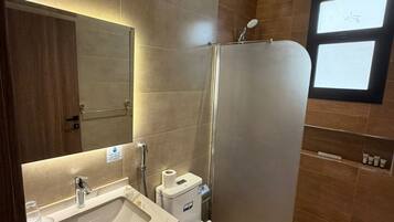 Free toiletries, hair dryer, towels, soap
