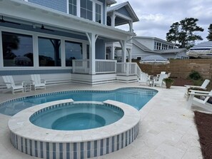 Outdoor pool, a heated pool - New June '26! On Eastern Lake/Pool, Dock, Gulf Views, 5-min Walk/Paddle Beach (Santa Rosa Beach)
