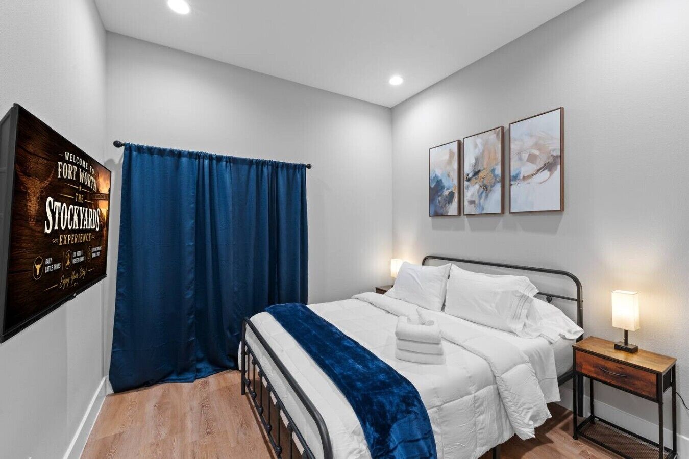 Desk, iron/ironing board, travel crib, WiFi
