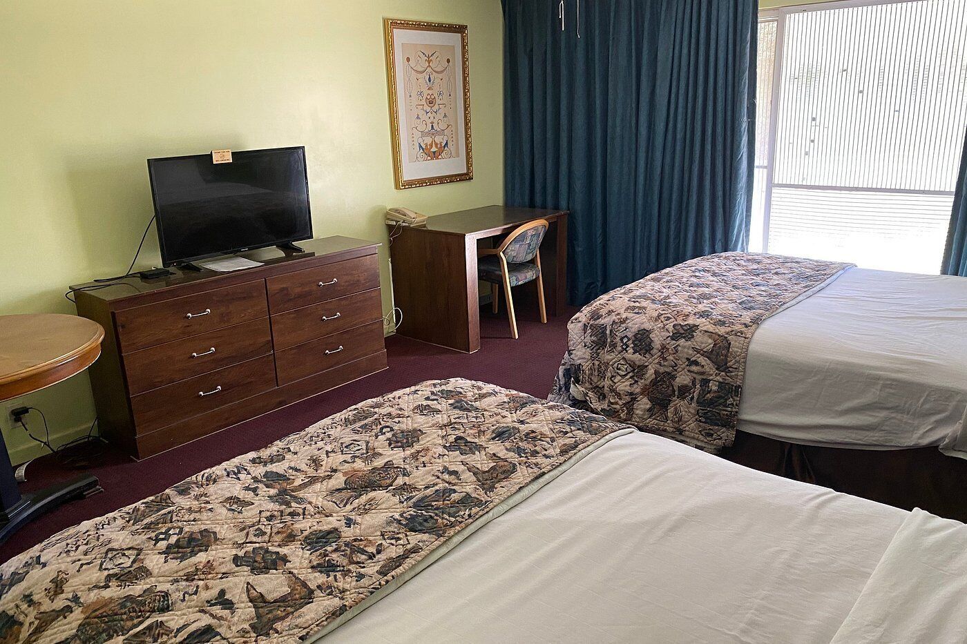 Basic Double Room, Patio, Pool View | Desk, laptop workspace, iron/ironing board, free WiFi