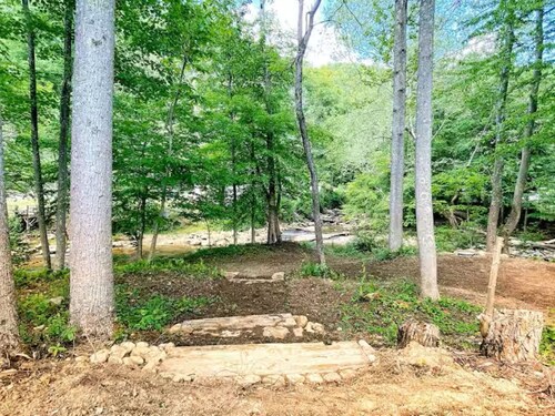 Riverside tent site - Camp Holly