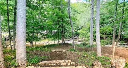 Riverside tent site - Camp Holly