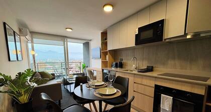 Panoramic Andes View Apt, Pool & Free Parking