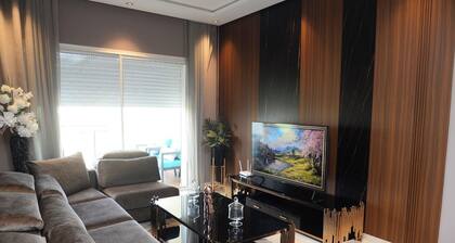 Luxurious apartment with waterfront pool