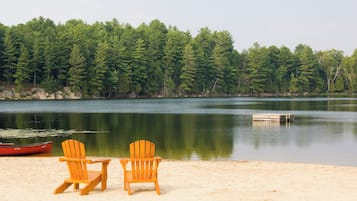 Sun-loungers, beach towels