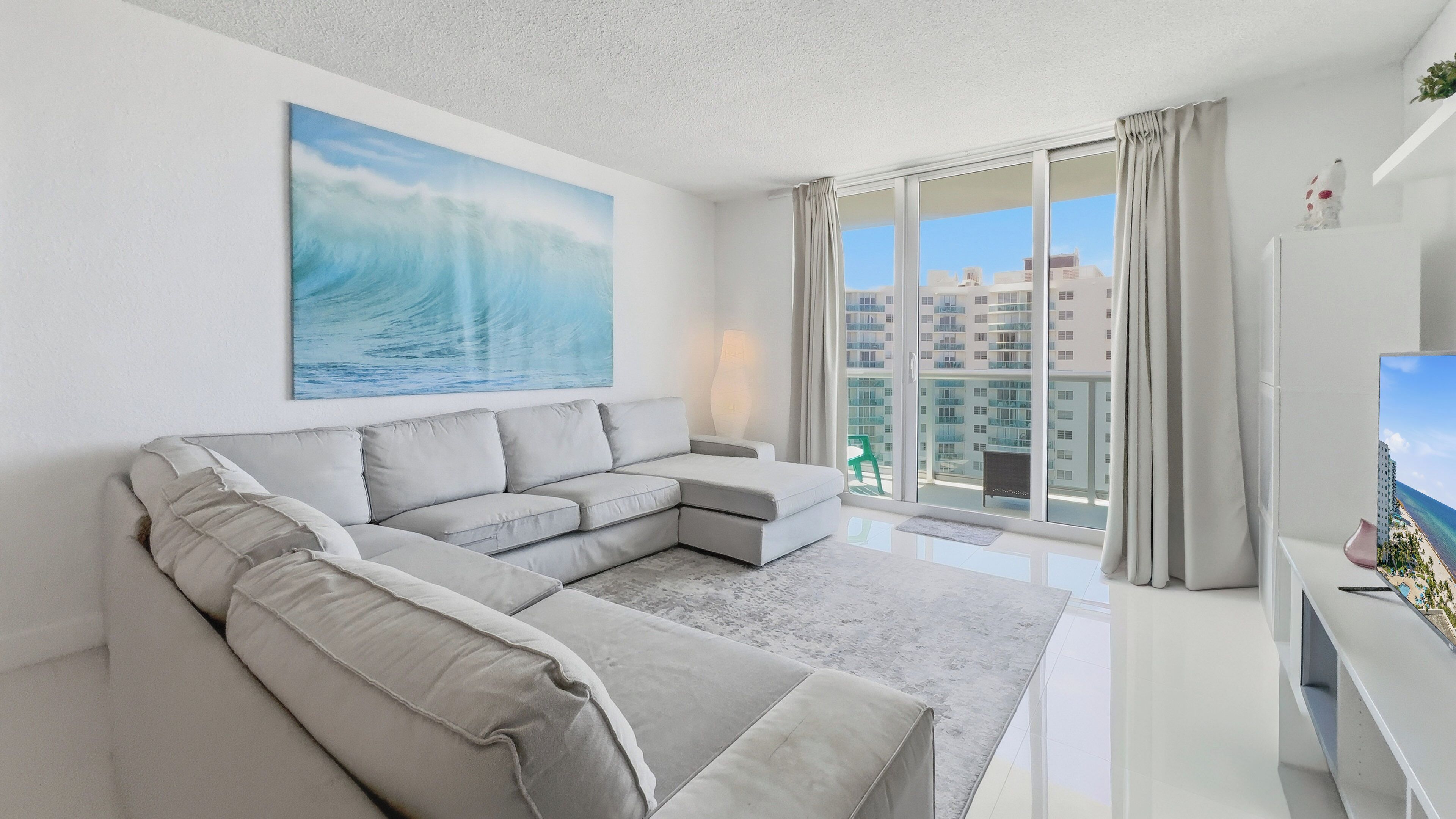 Familienapartment, Strandblick | Wohnbereich