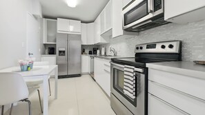 Kondominium Keluarga, pemandangan pantai | Dapur pribadi