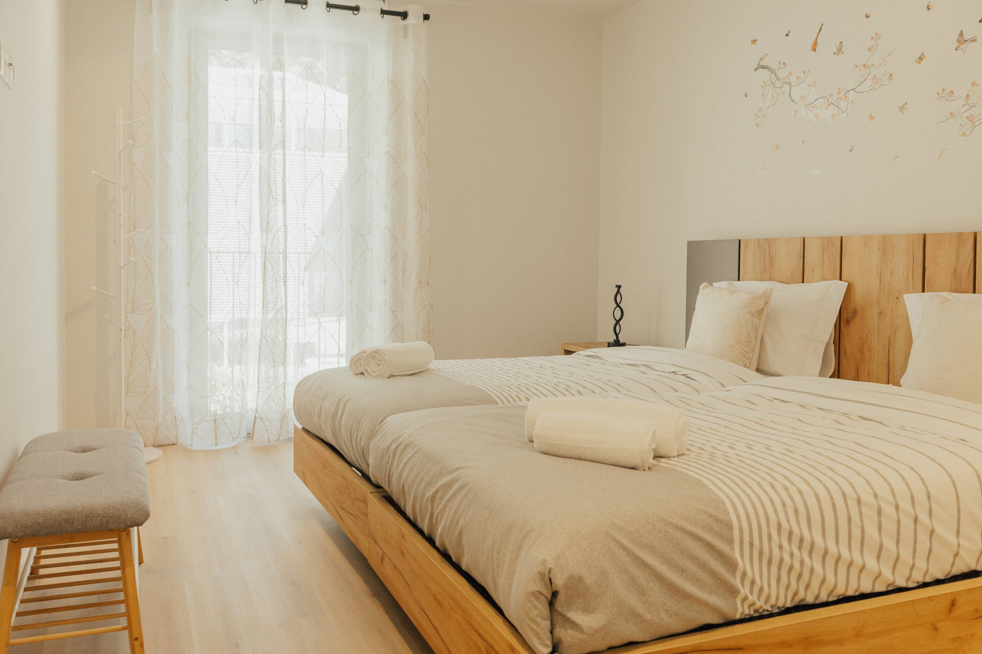2 chambres, accès Internet, draps fournis
