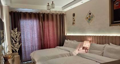 Cozy 1-bedroom chalet in charming Hurghada with AC and gym