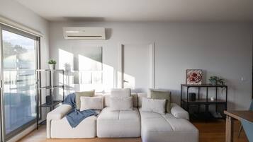 TV, books, stereo
