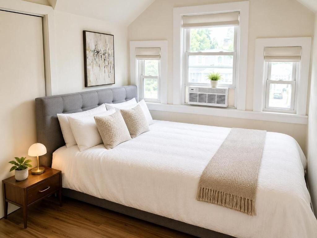2 habitaciones, tabla de planchar con plancha, internet y ropa de cama 