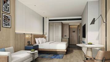 Quarto superior, 1 cama King, vista para o rio