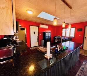 Fridge, microwave, oven, stovetop - The Lily Pad, a Lakeside Poconos Cabin: Hot Tub, Dog Friendly, Near Big Boulder! (Blakeslee)