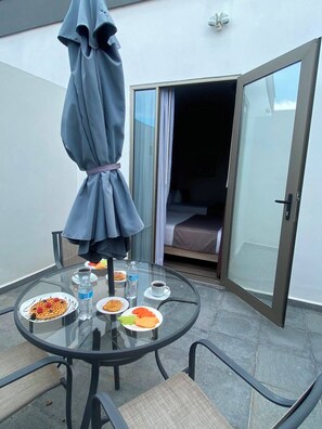 Double Room, 2 Double Beds, Terrace