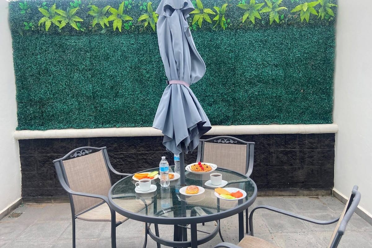 Double Room, 2 Double Beds, Terrace