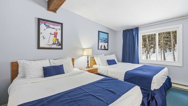 Leilighet, 2 queensize-senger, kjæledyr ikke tillatt, fjellutsikt (Aspen Lodge Suite)