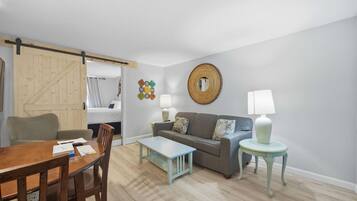 Condo, 2 Queen Beds, Pets Not Allowed, Mountain View (Peaked Mountain Escape) | Living area