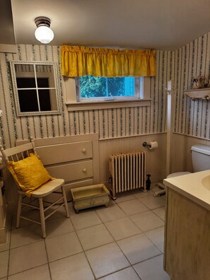 Bathroom - Historic charm meets modern comfort in this Camden, Maine getaway. (Camden)