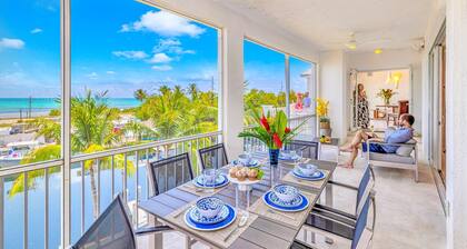 Ocean View Two Duplex Penthouses Retreat Amenities Tennis Court Heated Pool Vista Key