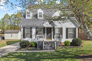 Exterior - 3BR Near DT Greer - Screened Porch + Fenced Yard (Greer)