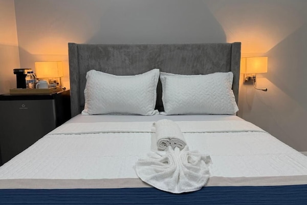 Standard Double Room | Blackout drapes, iron/ironing board, WiFi (free)