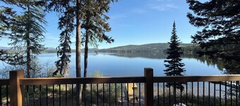 3-bedroom lakefront cabin on Placid Lake. Dock, fire pit, kayaks, paddleboards