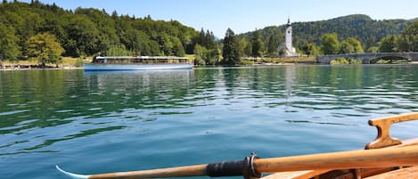 Blick von der Unterkunft