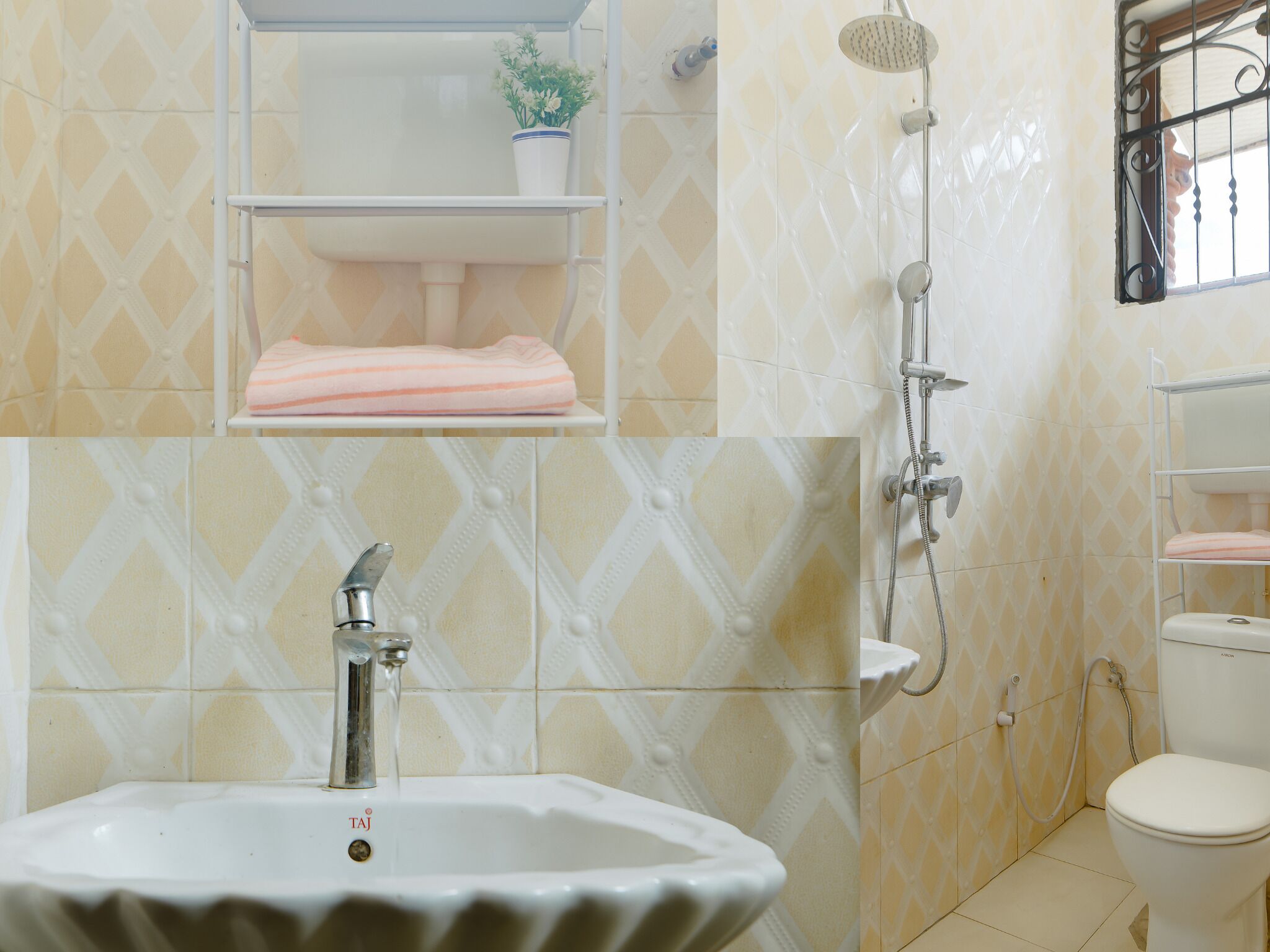 Habitació individual clàssica | Bany | Dutxa, tovalloles i paper higiènic 