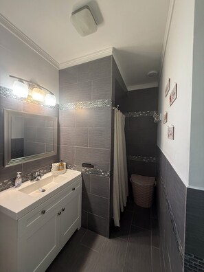 Shower, hair dryer, towels, soap - Eirini’s Home (Tarpon Springs)