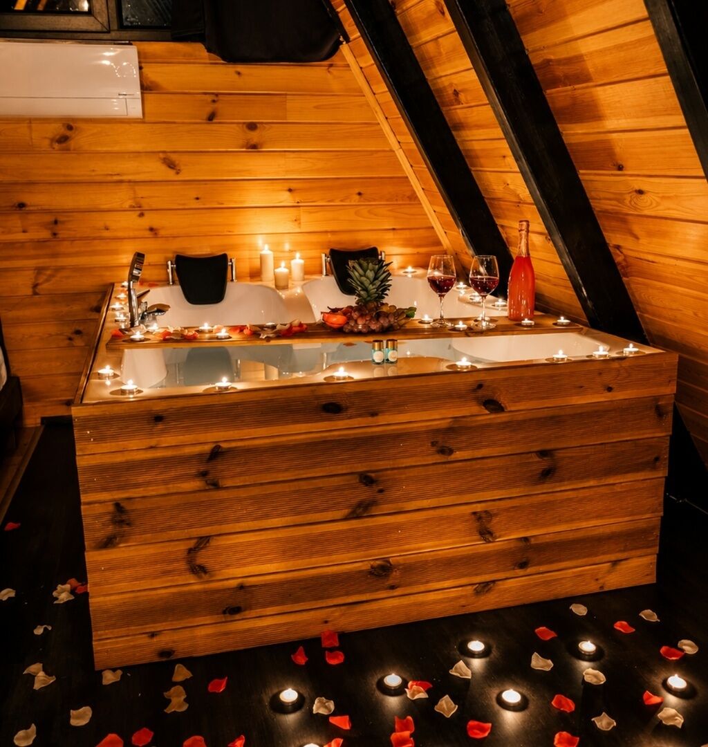 Bungalow, uitzicht op meer | Spa
