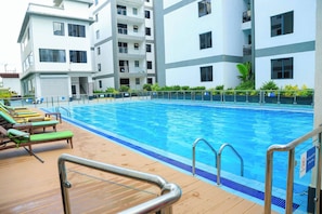 Căn hộ, 2 phòng ngủ, phù hợp cho người khuyết tật, sân hiên | Hồ bơi | Hồ bơi ngoài trời 