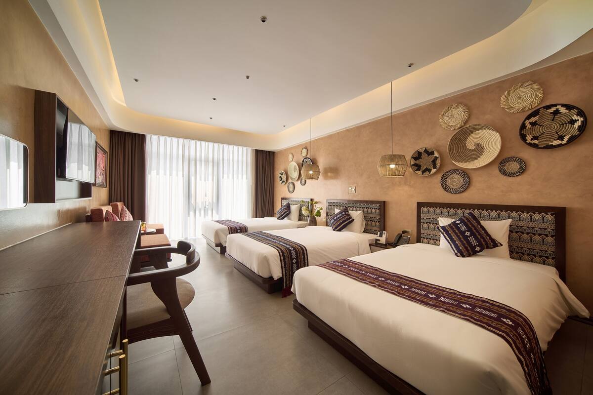 Kamar Triple Deluks, pemandangan kota | Wi-Fi gratis
