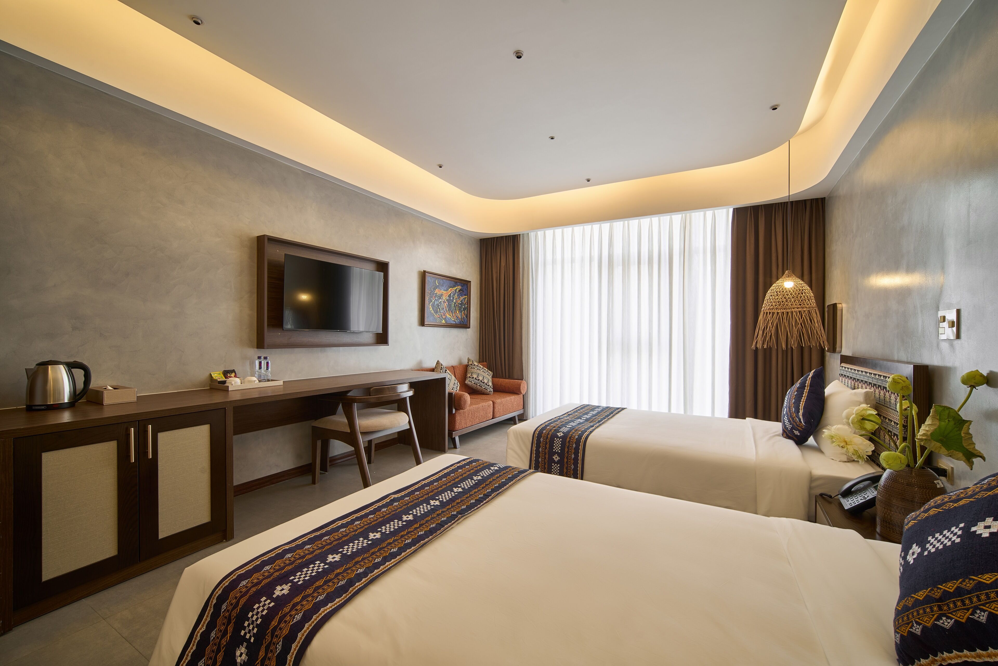 Deluxe Twin Room, City View | Free WiFi