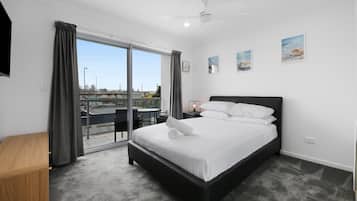 Apartamento | 2 quartos, roupa de cama