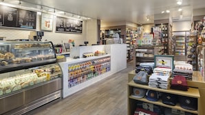 A bakery counter with pastries and a deli section with sandwiches. - 2-bedroom resort in gorgeous Newport Beach with fitness room and AC (Newport Beach)