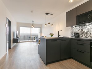 Private kitchen - Stylish apartment in the centre of Jenbach (Jenbach)