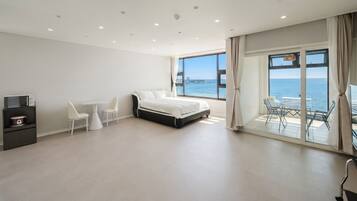 ベーシック ルーム 1 ベッドルーム (Ocean View Couple Room B5(3F)) | 1 室のベッドルーム、WiFi (無料)