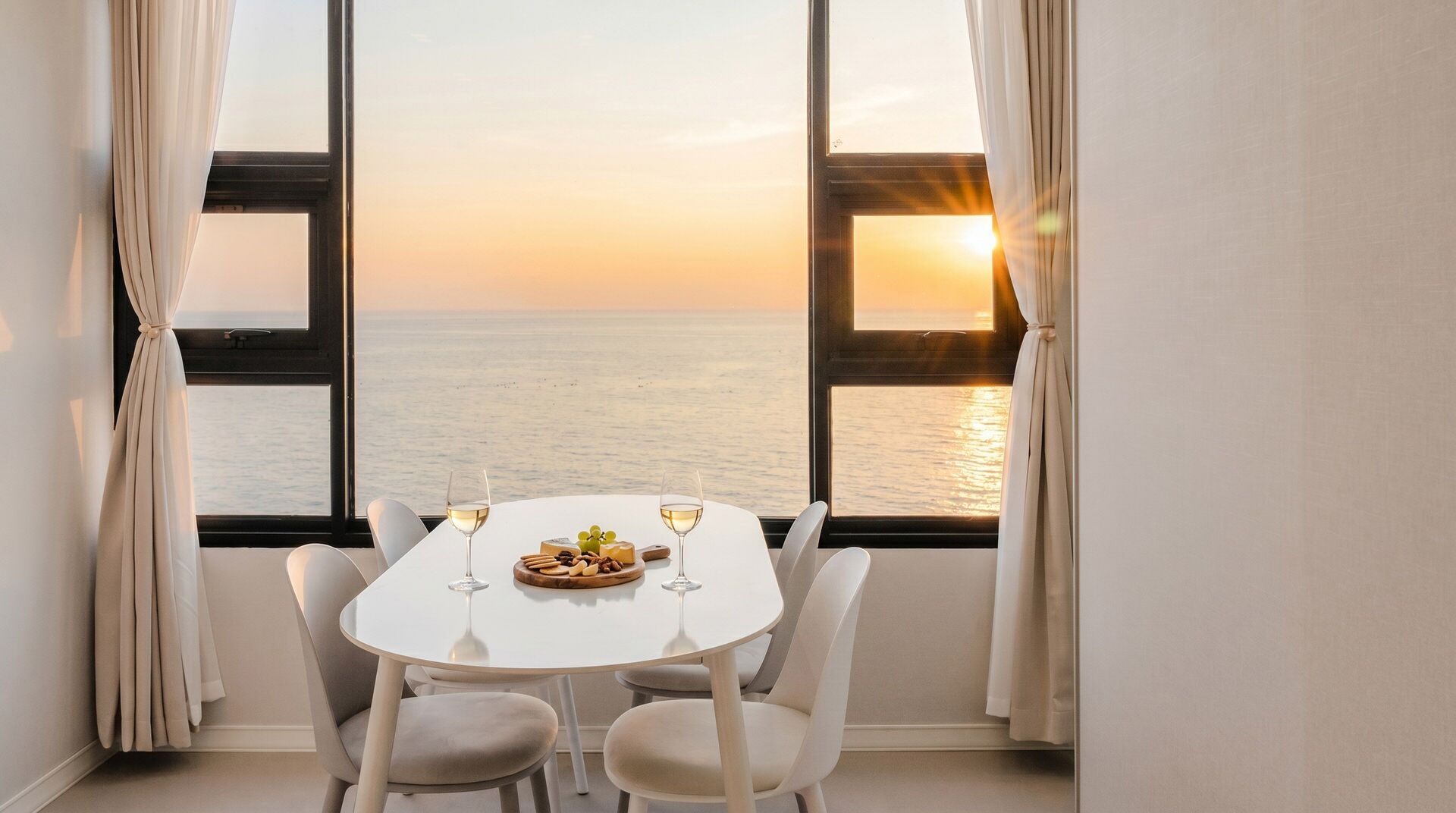 베이직룸, 침실 2개 (Ocean View B8(3F)) | 1 개의 침실, 무료 WiFi