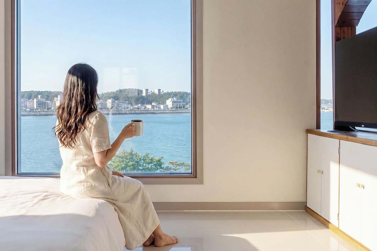 基本客房, 1 間臥室 (Room 301 (Ocean View)) | 1 間睡房、免費 Wi-Fi