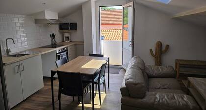 Charming new apartment on the first floor of a house