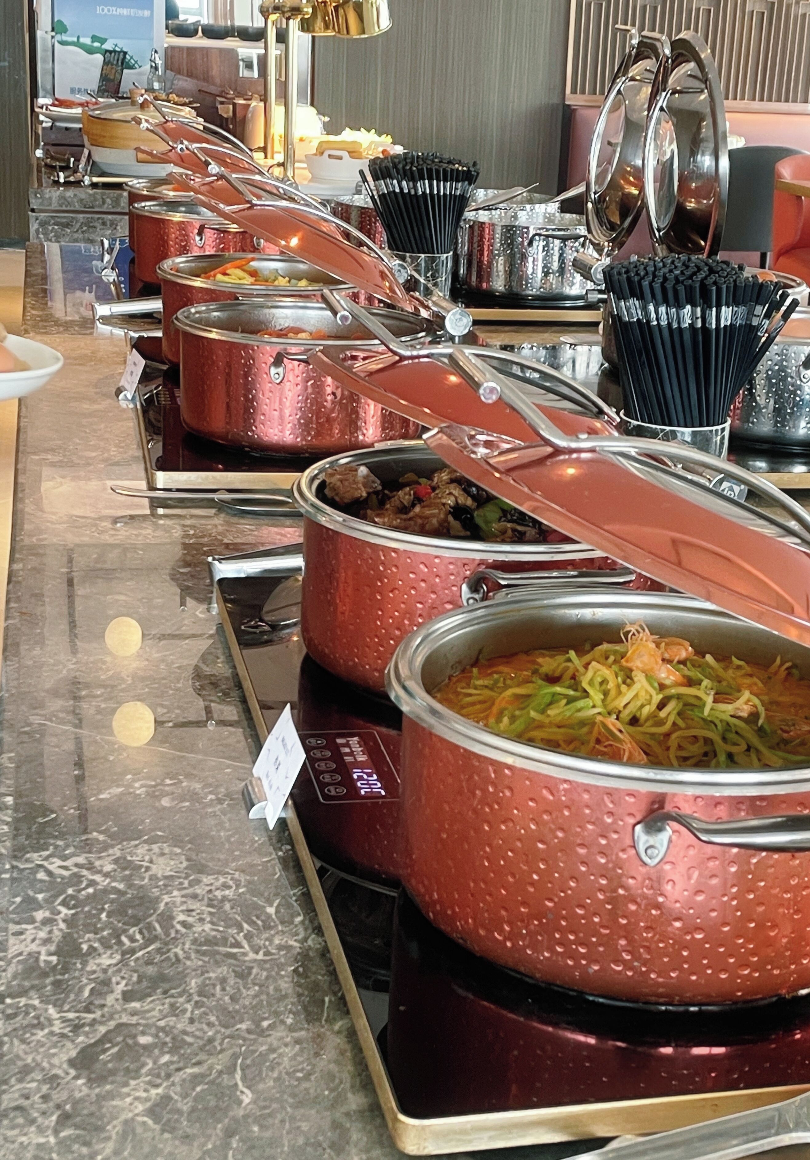 Daily buffet breakfast for a fee