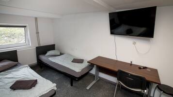 Economy Twin Room | Desk, laptop workspace, soundproofing, free WiFi